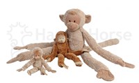 Happy Horse plush monkey hanging 85cm - beige cuddly toy
