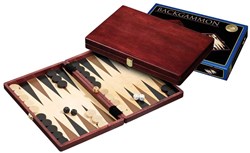 Philos wooden backgammon cassette Naxos classic board game set