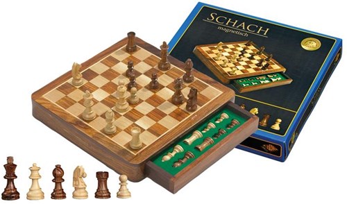 Philos Chess Cassette Exklusive Field 30 mm, King height 65 mm Magnetic
