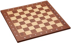 Philos chess board London wooden board game field 40 mm classic design