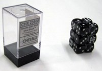 Chessex Dice Set (12 pieces) with Translucent Smoke/White D6 16mm