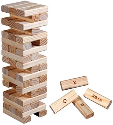 Philos skill game Action Tower wooden family board game