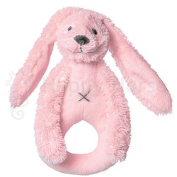 Happy Horse rattle Bunny Richie pink - plush baby toy