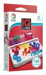 Smart Games IQ Link brain teaser travel game - 120 challenges - puzzle game