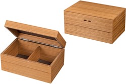 Philos wooden storage box chess pieces with magnetic closure 240x155x115 mm