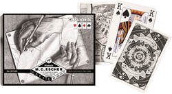 Piatnik Escher Left & Right Playing Cards - Double Deck