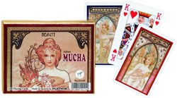 Piatnik Mucha Beauty Playing Cards - Double Deck
