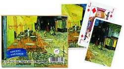 Piatnik Vincent van Gogh Cafe Terrace at Night Playing Cards - Double Deck