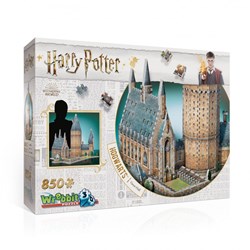 Wrebbit 3D Harry Potter puzzle Hogwarts Great Hall 850 pieces