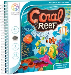 Smart Games puzzle Coral Reef - educational magnetic travel game 48 challenges