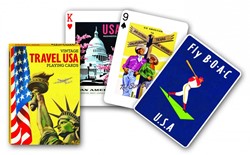 Piatnik Travel USA Playing Cards - Single Deck