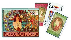 Piatnik Mucha - Monte Carlo Playing Cards - Double Deck
