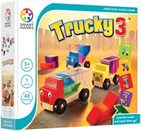 Smart Games wooden puzzle Trucky 3 - educational toy trucks for kids