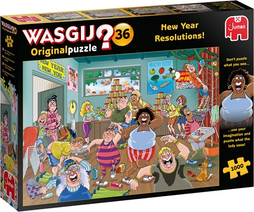 Jumbo puzzle Wasgij Original 36 - Good Intentions cartoon 1000 pieces