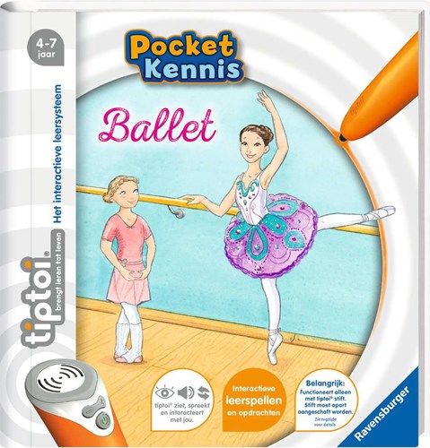 Ravensburger pocket book ballet tiptoi interactive toy