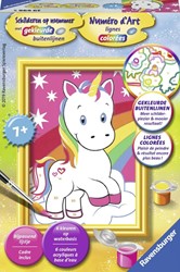 Ravensburger Painting on song Series F Cute unicorn