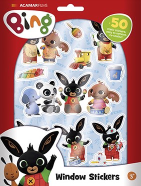 Bambolino Toys Bing Window stickers - 50 pieces