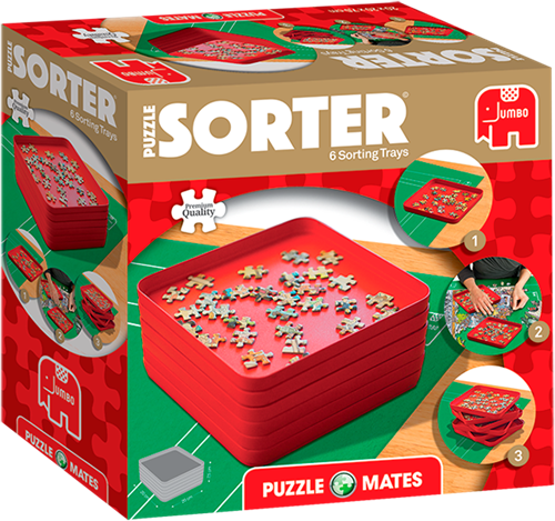 Ravensburger puzzle accessory Puzzle Mates 6 sorting trays black