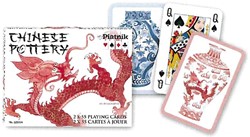 Piatnik Chinese Pottery Playing Cards - Double Deck