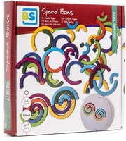 BS Toys wooden speed arcs game colorful puzzle game