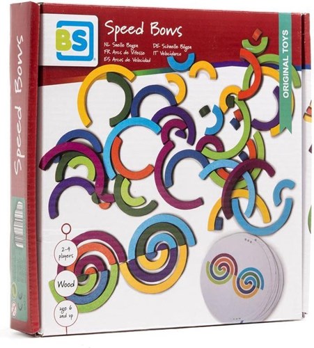 BS Toys wooden speed arcs game colorful puzzle game