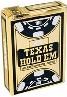 Copag Texas Hold'em Gold - Jumbo Face - 2 index - TBX Black