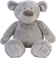 Happy Horse plush bear Brice grey 40 cm - soft cuddly toy