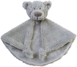 Happy Horse comfort blanket Bear Brice - grey - 29 cm baby gift
