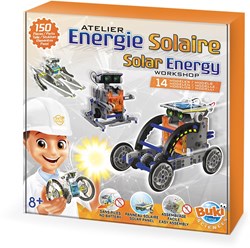 Buki construction set - Solar energy toy 14-in-1 building kit