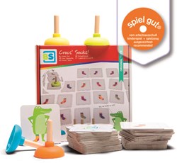BS Toys kids game memory crocodile socks - educational game