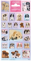 Diverse merken Stickervel puppies