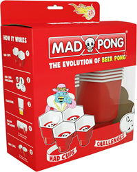 Mad Party Games party game MadPong - Beer pong 2.0 drinking game adults