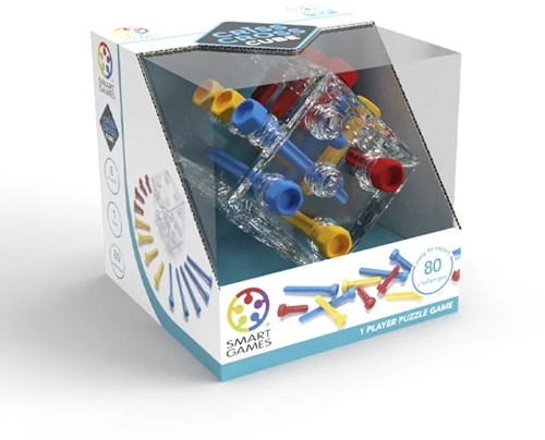 Smart Games Criss Cross Cube puzzle - brain teaser with 80 challenges