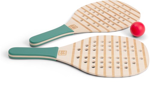 BS Toys wooden padel rackets - outdoor toys for kids - FSC