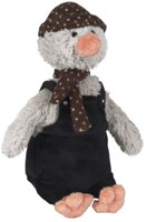 Happy Horse cuddly toy penguin Polar 25cm - black grey - soft plush toy