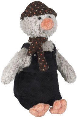 Happy Horse cuddly toy penguin Polar 25cm - black grey - soft plush toy