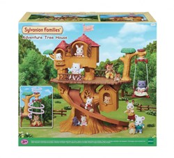 Sylvanian Families tree house adventurous playset - with slide