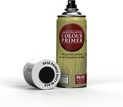 The Army Painter base primer - matte black spray for miniatures