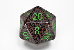 Chessex dice 34mm earth speckled D20 polyhedral roleplaying game