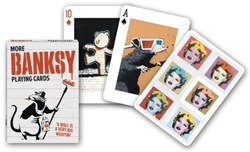 Piatnik playing cards Banksy art - More Banksy Single Deck multicolor
