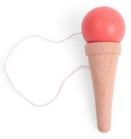 BS Toys wooden skill game Kendama ice cream - catch game for kids