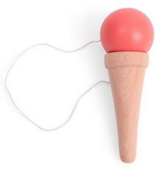 BS Toys wooden skill game Kendama ice cream - catch game for kids