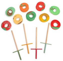 BS Toys wooden catch game - action game for kids - outdoor toy