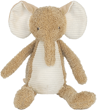 Happy Horse cuddly toy elephant Elin 34cm - brown - sustainable recycled plush