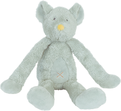 Happy Horse cuddly mouse Mylo green 32cm - soft baby plush toy