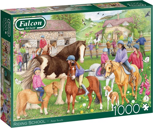 Jumbo jigsaw puzzle Falcon Riding School 1000 pieces puzzle