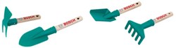 Klein BOSCH gardening tool set toy - 4-piece - wooden handle