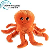 Heunec plush octopus 30cm sustainable toy multicolor