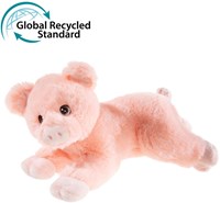 Heunec plush pig Bottle 2 Buddy lying 22cm sustainable toy