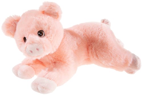 Heunec plush pig Bottle 2 Buddy lying 22cm sustainable toy-3